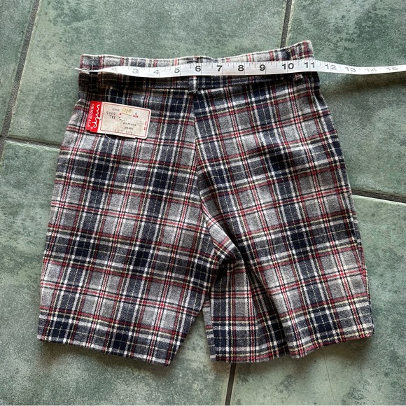 VTG 80s Retro Gray Wool Blend IMP Originals Shorts - Picture 4 of 6